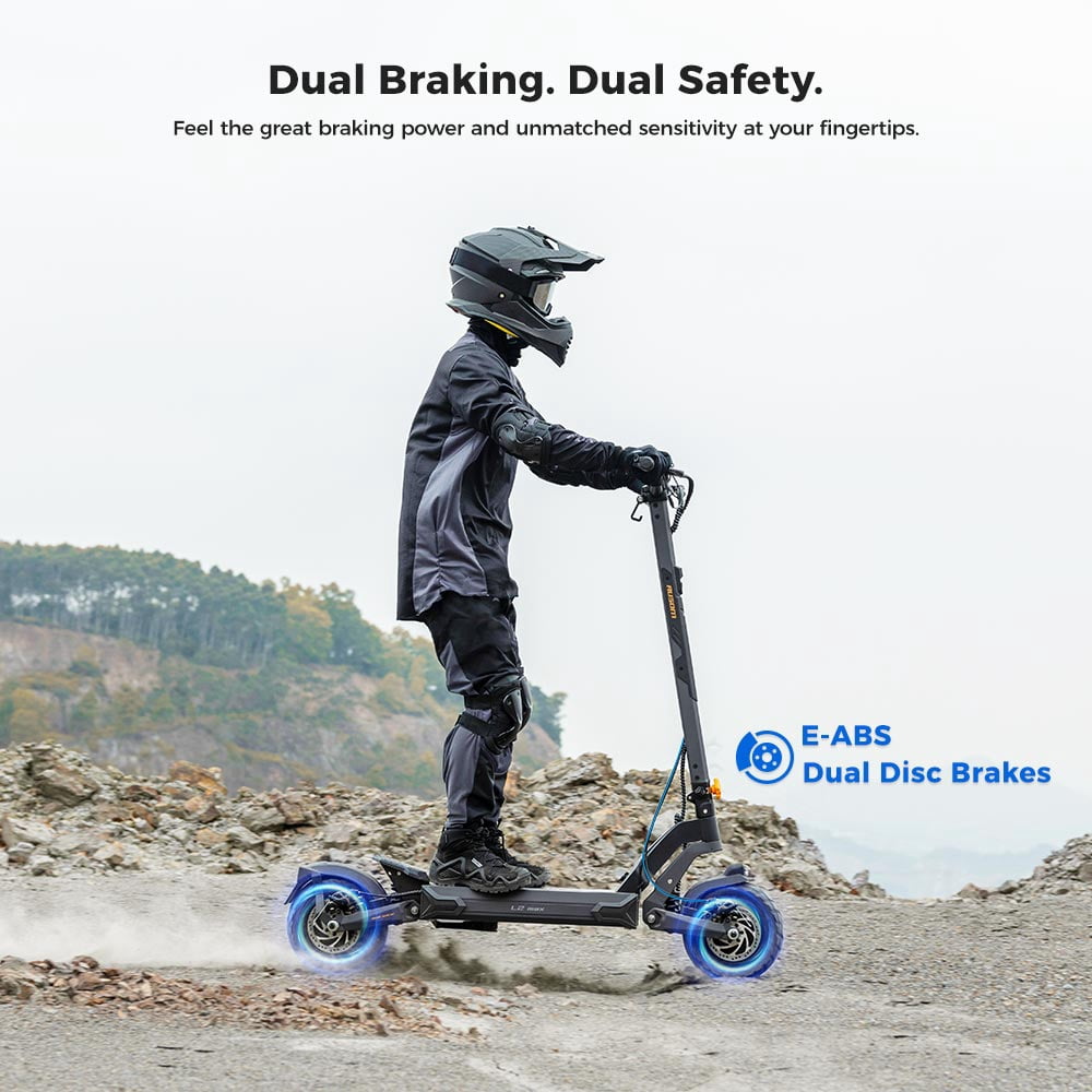 Ausom Electric Scooter Dual Motor Adult– 2688W Power, 56 Miles Range, SUV-Level Comfort and Stability Ausom L2 Max Electric Scooter Dual-Motor