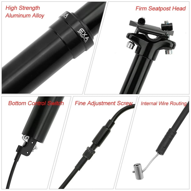 seat tube Remote Internal Cable Seatpost Bike Seatpost Inner Cable Seat Mtb Cable Seat Tube Adjustable Mtb Seat Post Internal Cable Mountain Bike Adjustable Cable Mtb Walmart