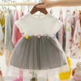 thumbnail image 2 of FRSASU Kids Dress Clearance,Toddler Baby Girls Patchwork Tulle Casual Clothes Princess Dresses, 2 of 9