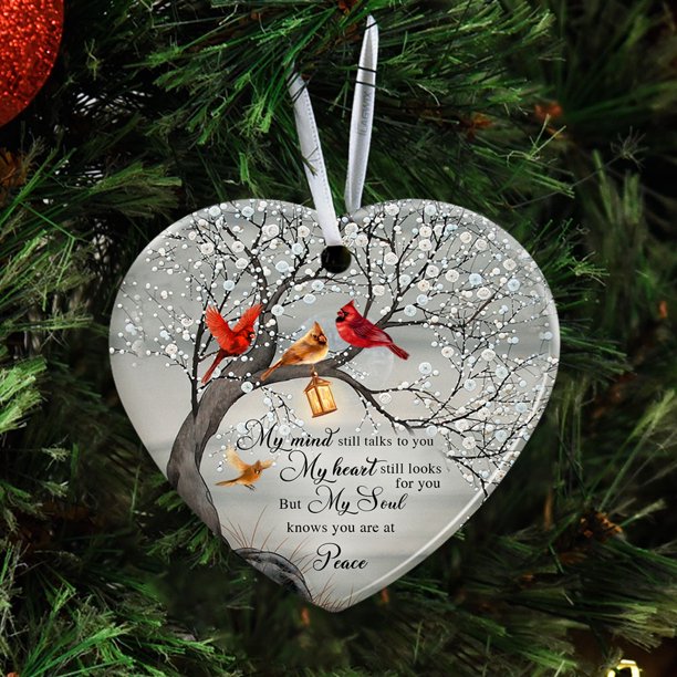 Ceramic Christmas Trees Ornaments, Christmas Tree Decoration, My Mind Still Talks To You