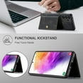 thumbnail image 3 of Case for Samsung Galaxy A73 5G, Detachable Magnetic Wallet Credit Card Slot Kickstand Cover Support Wireless Charging Compatible with Samsung Galaxy A73 5G (Black), 3 of 15