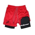 thumbnail image 5 of Pantalones cortos deportivos de doble capa para hombre, ropa 2 en 1 para correr, entrenamiento de Fitness, Bullpadel, 5 of 5