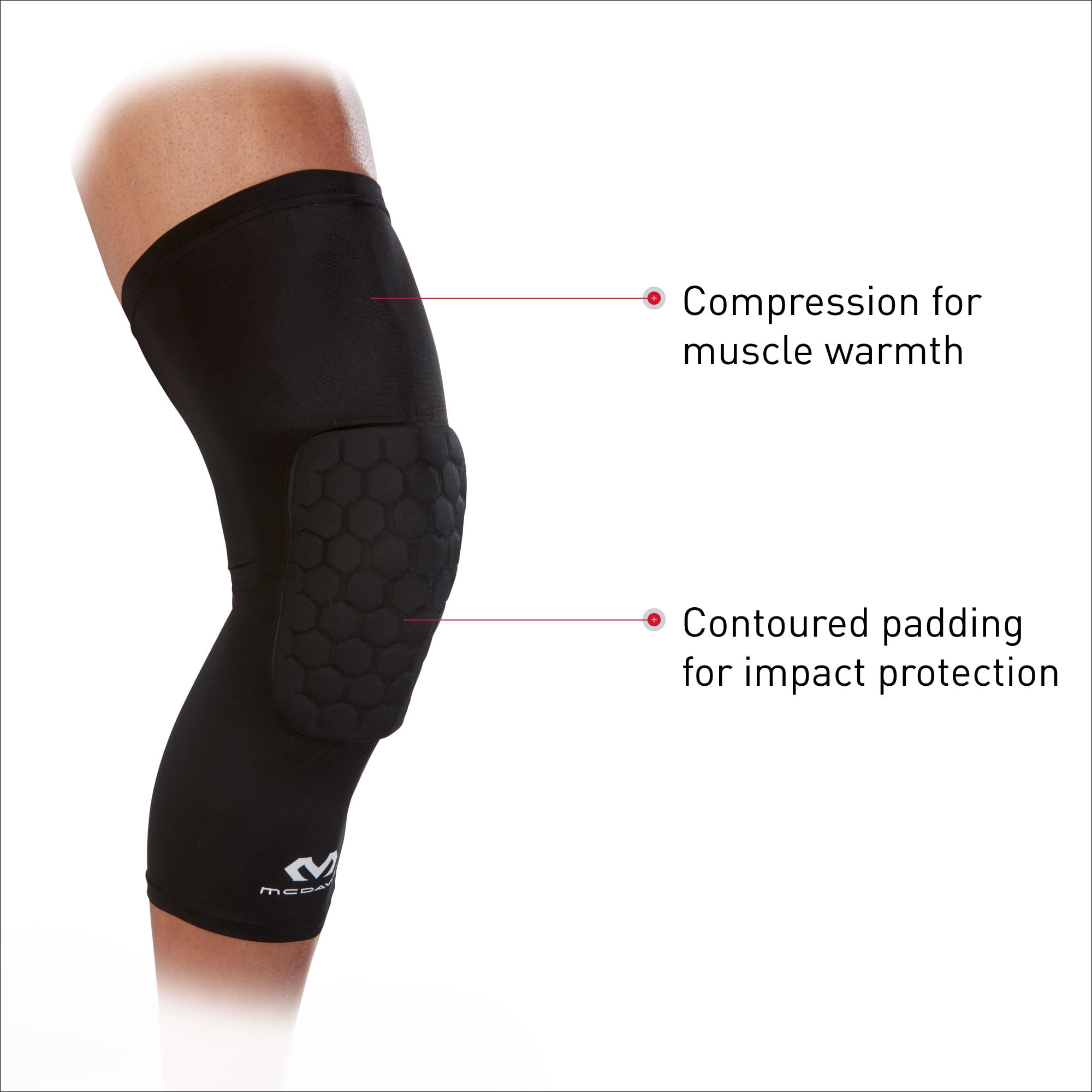 UHBGT Knee Sleeve Pads Protective Compression Brace Support Padding Bands for Crashproof Cycling Basketball 1pcs 