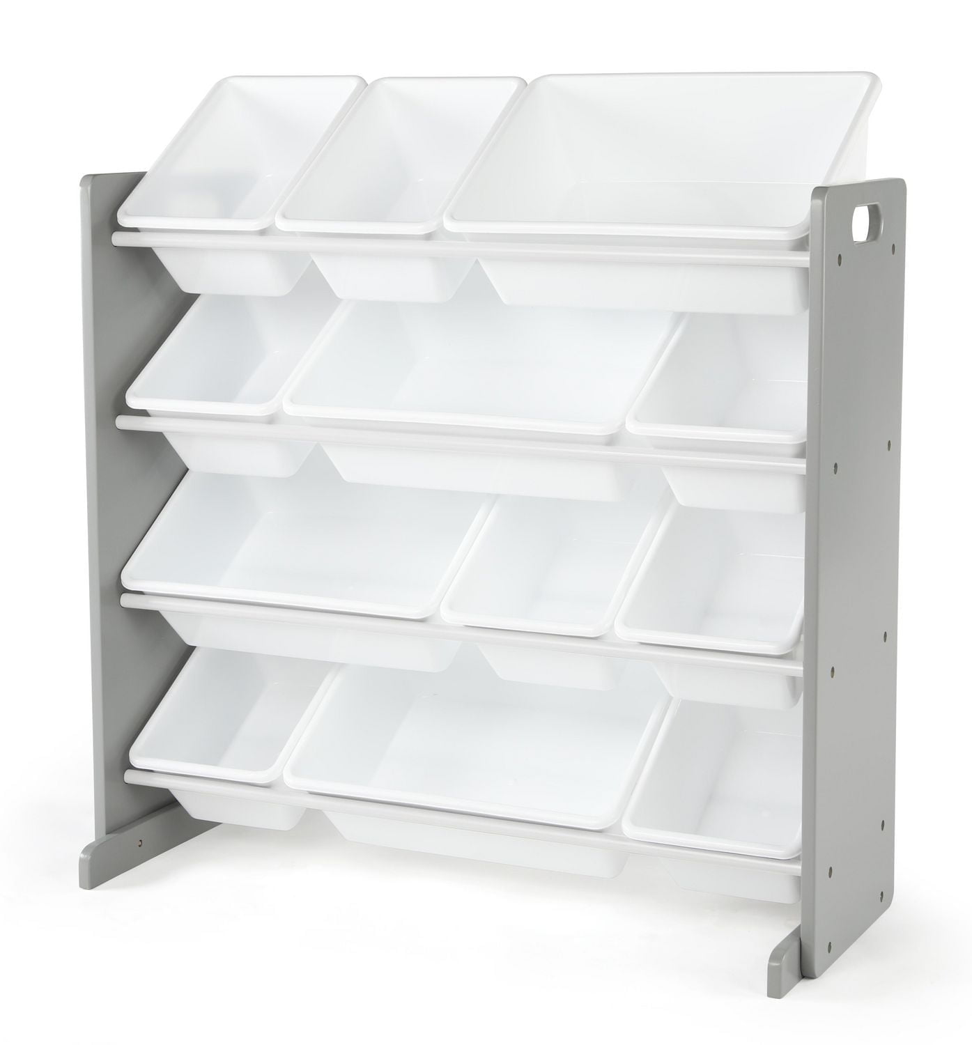 Humble Crew Tot Tutors Toy Storage Organizer with 12 Storage Bins, Espresso