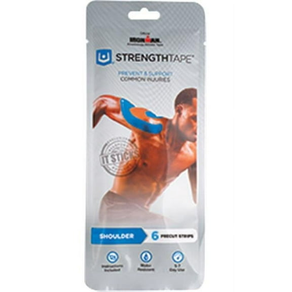 Strength Tape- Kinesio- Shoulder - Black and Light Blue