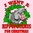 thumbnail image 3 of CafePress - Hippopotamus For Christmas Kids Light T Shirt - Light T-Shirt Kids XS-XL, 3 of 4