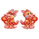 thumbnail image 4 of 2 pegatinas para puerta de Año Nuevo Chino, pegatinas para ventana de Año Nuevo, dragón, Año Nuevo Chino 2024 Telas no tejidas, 4 of 9