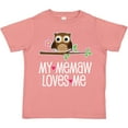 thumbnail image 3 of Inktastic My Memaw Loves Me Grandkids Owl Girls Toddler T-Shirt, 3 of 5