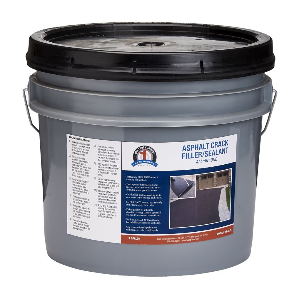 1 Shot Premium Asphalt Crack Filler Sealant By Bare Ground