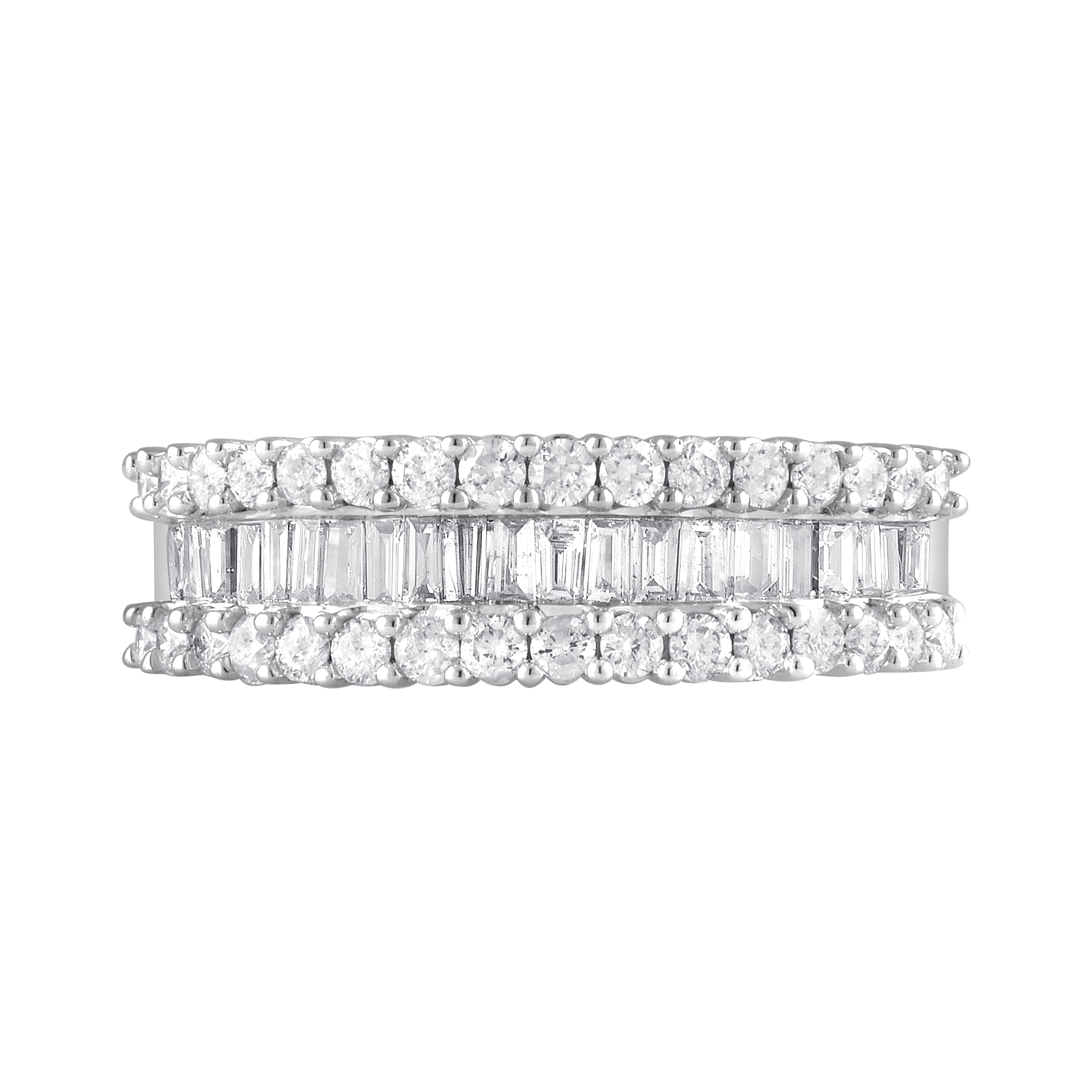 Unique Moments 1.00 Ct Lab Grown Diamond Ring in 925 Silver for Women (HI-SI/I1) for Women