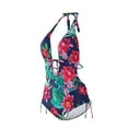 thumbnail image 2 of LIORA Backless One Piece Swimsuits for Women Halter Bathing Suits Swimwear, 2 of 4