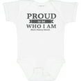 thumbnail image 3 of Inktastic Proud to Be Who I Am Black History Month Boys or Girls Baby Bodysuit, 3 of 5