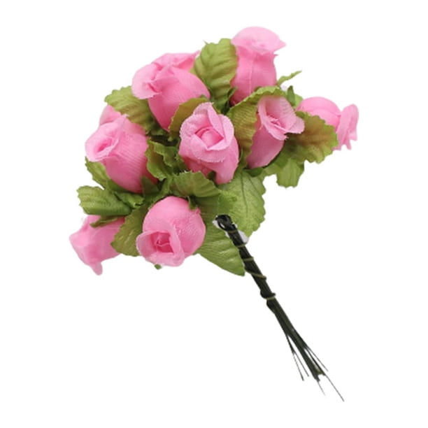 Advancent Flores artificiales, ramo de rosas, hogar, boda, DIY, regalo, plantas falsas, suministros de decoración para fiesta de año nuevo Kits de decoración para fiestas Rosa oscuro