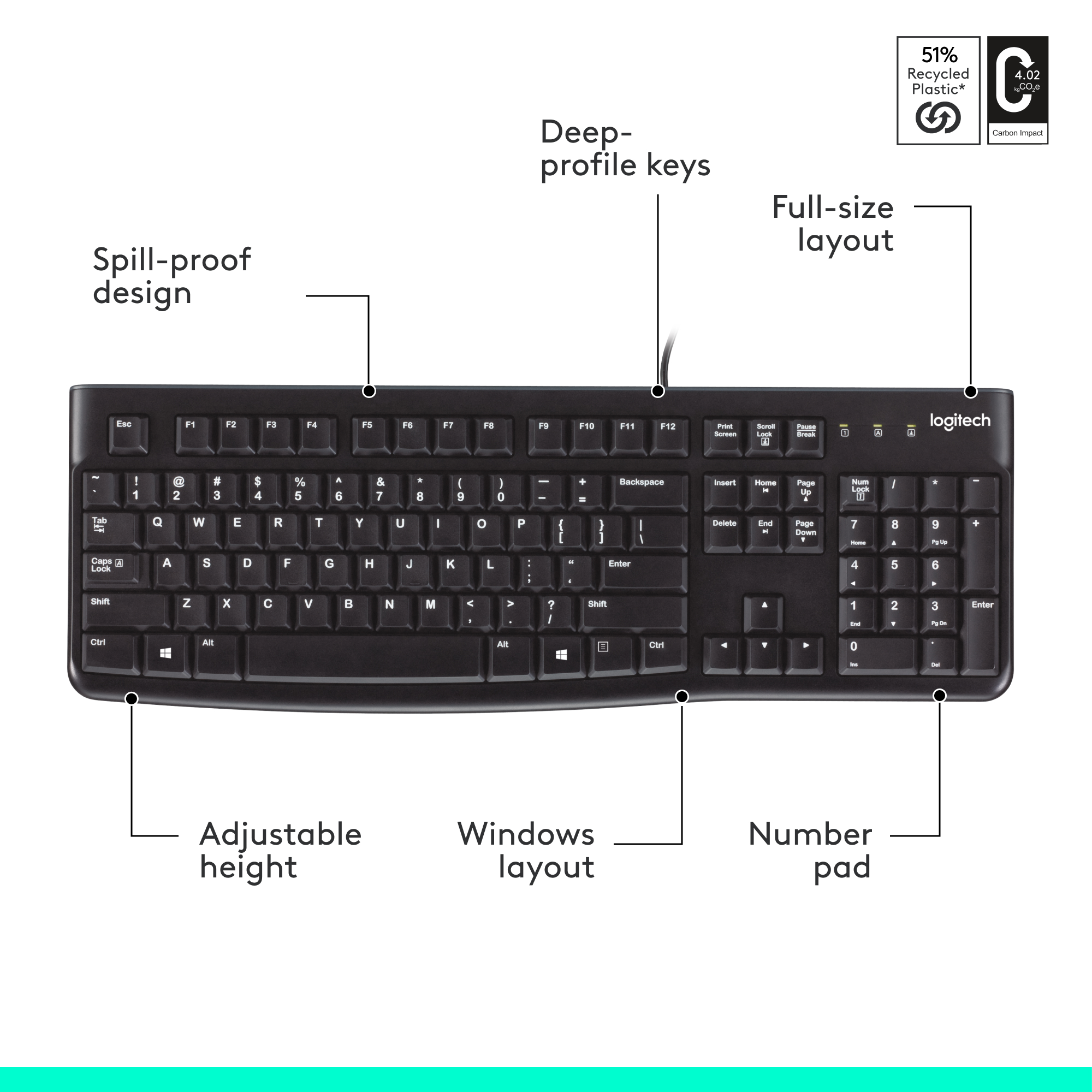 Logitech K120 Wired Keyboard photo 7
