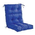 thumbnail image 2 of Cojín de respaldo alto para silla de exterior, cojín de respaldo para silla de interior, patio, cafetería, 2 of 8