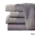 thumbnail image 3 of Porch & Den  Gerda Deep Pocket Over-sized Cotton Lace Bed Sheet Set Brilliant Blue California King Deep Pocket,Extra Deep Pocket Casual,Modern &, 3 of 5