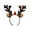 B, variant on Christmas Reindeer Dog Headband, Pet Xmas Antlers Headwear, Holiday Pet Costume Accessory (B)