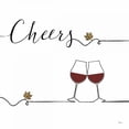 thumbnail image 2 of Charron, Veronique 15x15 White Modern Wood Framed Museum Art Print Titled - Underlined Wine V, 2 of 4
