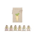 thumbnail image 2 of QuanTara Easter Carrot Treat Bag, 9.06x9.06x4.72in Felt Candy Pouch for Egg Hunts, Reusable Orange Carrot Shape Party Favors & Spring Decor, Set of 1, 2 of 6