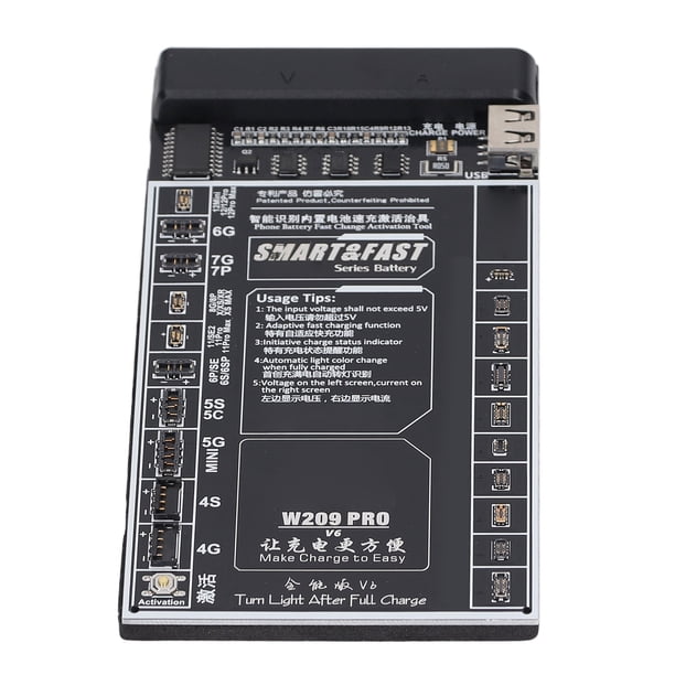 Piezas de reparación de teléfonos, Batería de activación de carga rápida Batería de activación de carga rápida Placa de activación de batería Accesorio de prueba de carga rápida Máxima confiabilidad