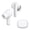 White, variant on XIAOMI REDMI Buds 8 Pro Wireless Earbuds, Black, Adaptive Noise Cancelling up to 55dB, Hi-Res Audio with LDAC, 35H Battery, Dolby Atmos, IP54, Bluetooth 5.4
