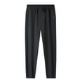 thumbnail image 4 of Aayomet Sweatpants for Men Big And Tall Solid Sports Leggings (Black, L), 4 of 5