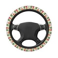 thumbnail image 3 of Daiia Hawaiian Pineappl Steering Wheel Cover Auto Steering Wheel Covers Breathable Anti-Slip Steering Wheels Car Interior Decor Accessories for Men Women Universal 15 Inch, 3 of 8
