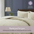 thumbnail image 7 of LammaLoe King Size Comforter Set, 7 Piece Botanical Bed in a Bag , Reversible Bedding Comforter Set with Sheets, Modern Bed Set, Oatmeal/Offwhite, 7 of 7