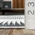 thumbnail image 3 of nuLOOM Chelsea SpinClean Machine Washable Modern Abstract Line Area Rug, 5' x 8', Chelsea Grey, 3 of 7