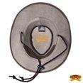 thumbnail image 5 of Large Hilason Crazy Horse Cow Leather Cowboy Hat Grey, 5 of 5
