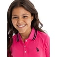 thumbnail image 3 of U.S. Polo Assn. Girls Short Sleeve Polo Shirt, Sizes 4-18, 3 of 4