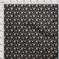 thumbnail image 3 of oneOone Cotton Jersey Black Fabric Leaves & Flower Floral Quilting Supplies Print Sewing Fabric By The Yards 58 Inches Wide, 3 of 4