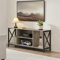 thumbnail image 4 of Yaheetech 55in TV Stand TV Console Table Cabinet with Storage for 65 inch TV, Distressed Gray, 4 of 7