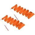 thumbnail image 1 of Uxcell 2 Pcs Dance Ribbons, 78.7 Inch Gymnastics Ribbon Streamers with Red Wand for Gymnastics Artistic, Orange Red, 1 of 7