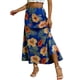 thumbnail image 3 of TaTaai Ladies Spring Summer Four-Way Stretch Printed Midi Skirt Comfortable Loose Chiffon Fashion Skirt Gift, 3 of 8