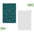thumbnail image 6 of Golf Towel, flower swallow Microfiber Waffle Golf Towels for Golf Bag with Carabiner Clip Golf Rag 24x16in, 6 of 8