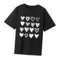 thumbnail image 4 of Camiseta de mujer con cuello redondo y manga corta para viaje, regalo del día de San Valentín S, 4 of 8