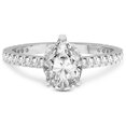 thumbnail image 3 of 3 Carat IGI Certified Pear Shape Lab Grown Diamond Engagement Ring | 14K White Gold | Myra Secret Halo Lab Diamond Ring | FG-VS1-VS2 Quality Friendly Diamonds, 3 of 5