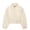 Beige, variant on Levmjia Women's Windbreaker Jacket Long Sleeve High Collar Zip Up Casual Cropped Lightweight Jacket Elastic Hem Athletic Workout Track Jacket