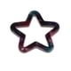 thumbnail image 3 of 10pc / lot Colgante de pendientes de estrella de huecos coloridos para collar de fabricación de bricolaje Púrpura Zulema Accesorio DIY pendiente de la estrella, 3 of 8