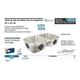 thumbnail image 2 of Tarja Riviera Doble Tina Empotrar 82 X 47 Cm Riviera Foset 45176 TA-822TX, 2 of 2