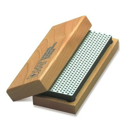 DMT W8X 8-Inch Diamond Whetstone Sharpener, Extra-Coarse with Hardwood Box Multi-Colored