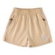 thumbnail image 5 of Pantalones cortos deportivos casuales de cintura elástica de color sólido para niñas, pantalones de poliéster, 5 of 9