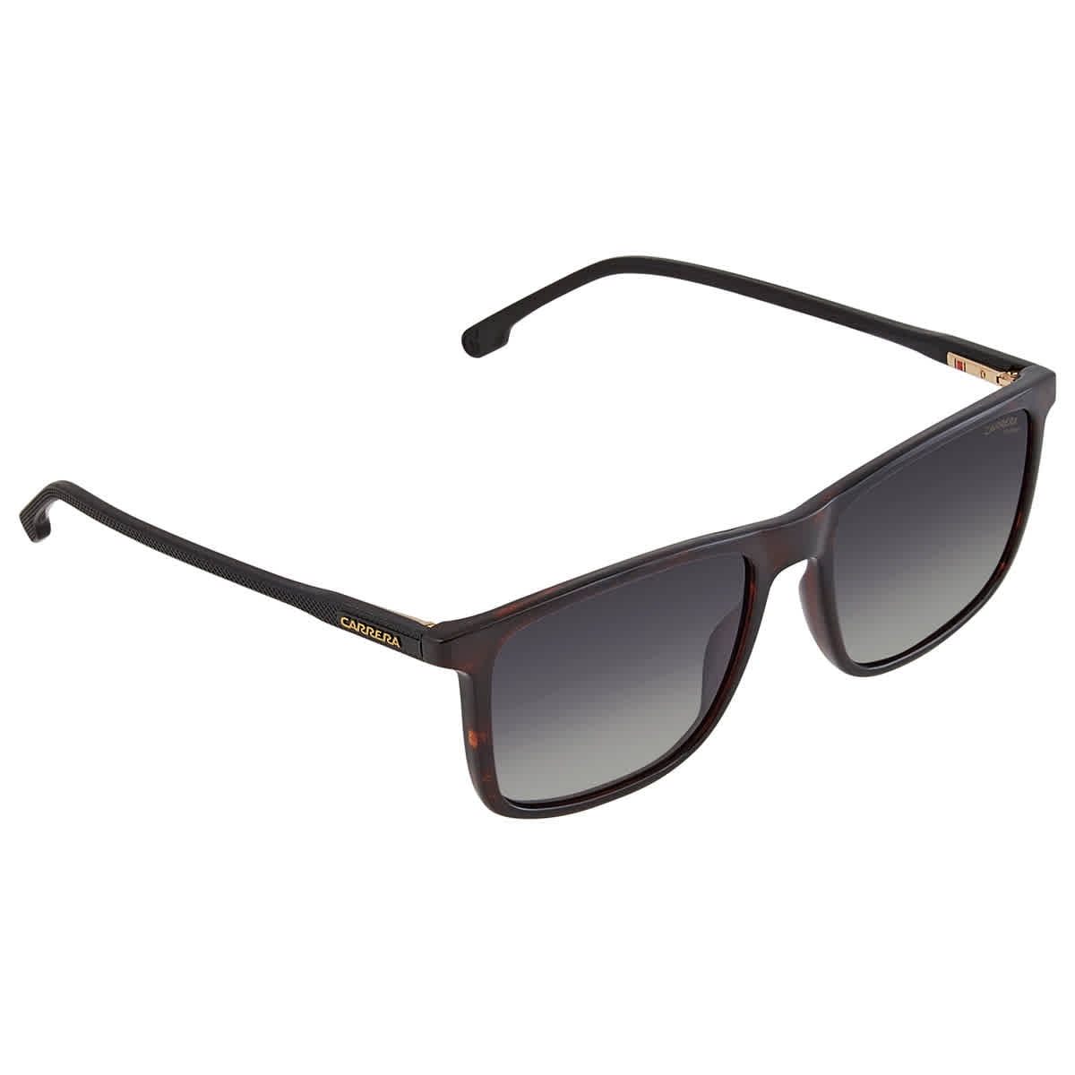 Carrera Polarized Grey Gradient Rectangular Unisex Sunglasses CARRRERA  231/S 0AB8 55 