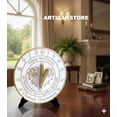 thumbnail image 5 of 60th Wedding Diamond Sundial by Brass Wedding Gift Idea for Couples, 5 of 5