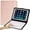 Rose Gold, variant on MATN TouchPad Keyboard case for 9",9.7",10.1",10.2",10.5",10.9",11" Tablets,2-in-1 Bluetooth Wireless Keyboard with Touchpad,7 Colors Backlit & Leather Folio Cover(Black)