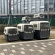 thumbnail image 5 of Transportín de mascotas de plástico aprobado por aerolíneas Jaula de viaje para perros XXL con ruedas y cuenco de agua, 5 of 5