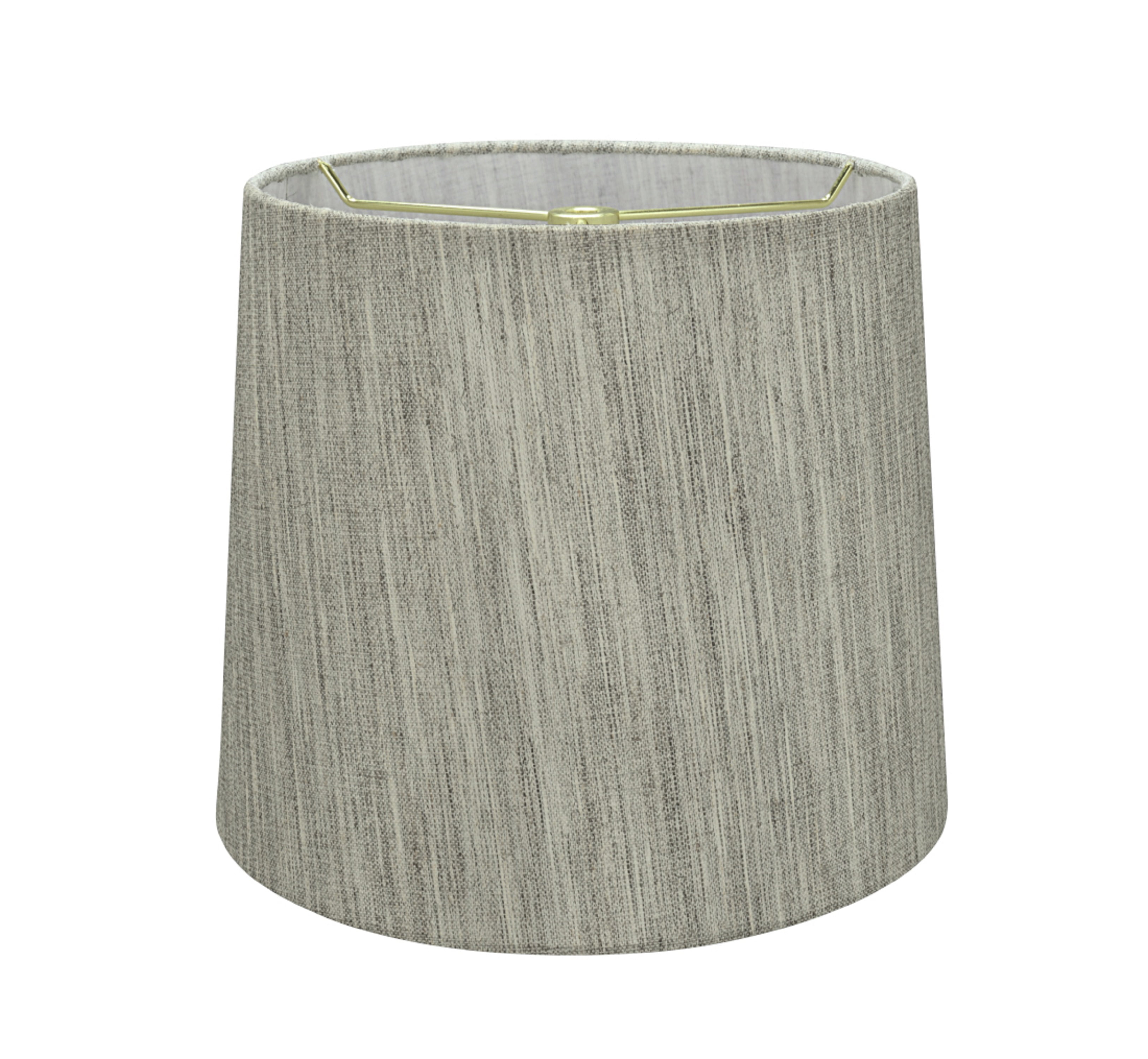 Aspen Creative 32743 Transitional Hardback Empire Shaped Spider Construction Lamp Shade in Light Grey, 10-1/2" wide (9" x 10-1/2" x 9")