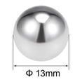 thumbnail image 2 of Uxcell Bearing Balls Metric 304 Stainless Steel Grade G100 Precision Balls 13mm /0.51", 2 of 3