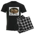 thumbnail image 6 of CafePress - Love My Yorkie Pajamas - Men's Dark Loose Fit Cotton Pajama Set, 6 of 7